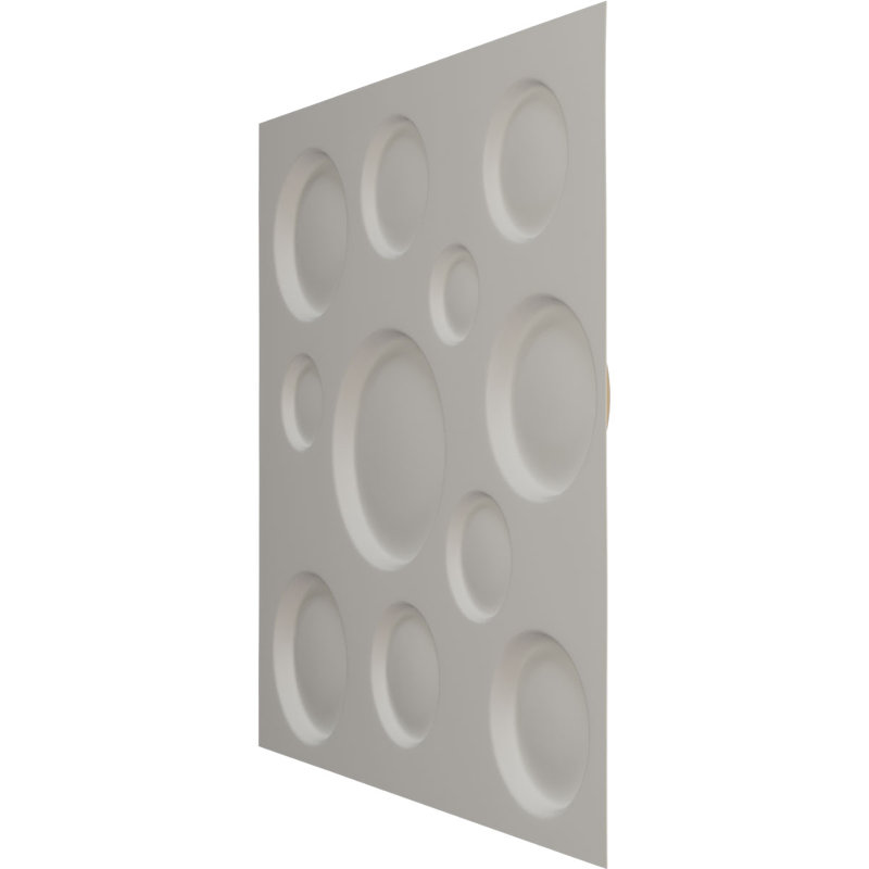 Panneau mural décoratif 3D Cosmo EnduraWall, Beige fumé satiné UltraCover