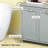 Bathroom Storage Organizer Cabinet Dual Tilt Out Laundry Hamper Cabinet Bathroom Floor Cabinet-981497488