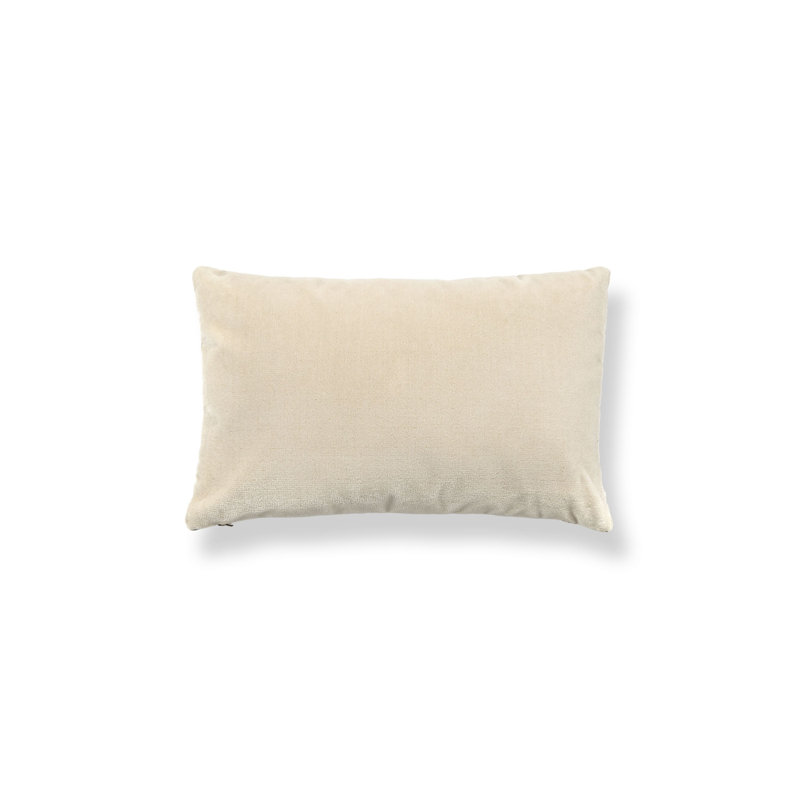 ANTELOPE / VELVET PILLOW, 14" H x 22" W, Rectangular, Fawn/Black Animal Print