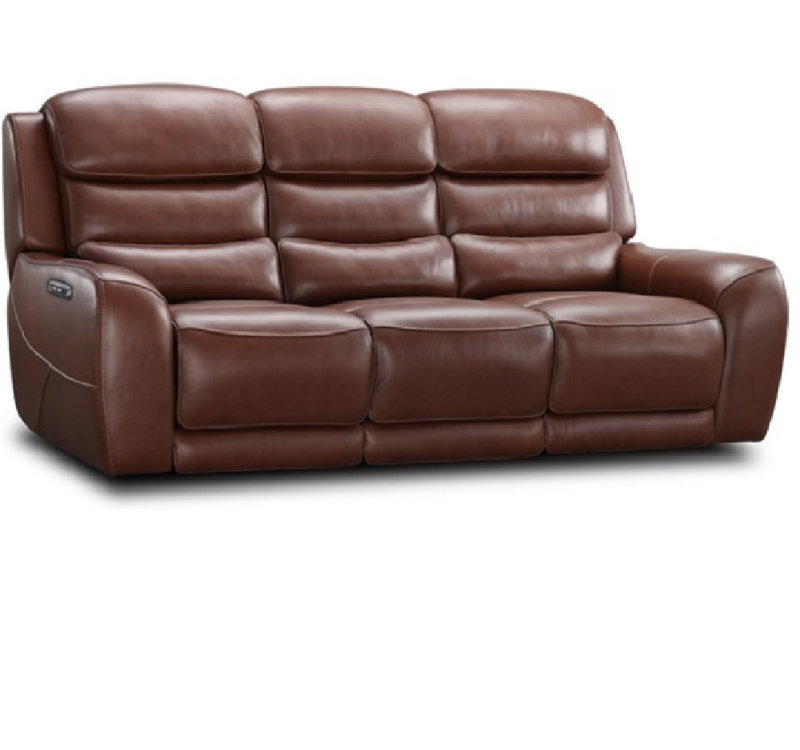 POWER SOFA WITH POWER HEADREST, EXTENDED FOOTREST AND ZERO GRAVITY IN HEAVY MONTANA CHESTNUT (HF0D)