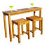 Ingrid A-Grade Teak Wood Outdoor Barstool-346817321
