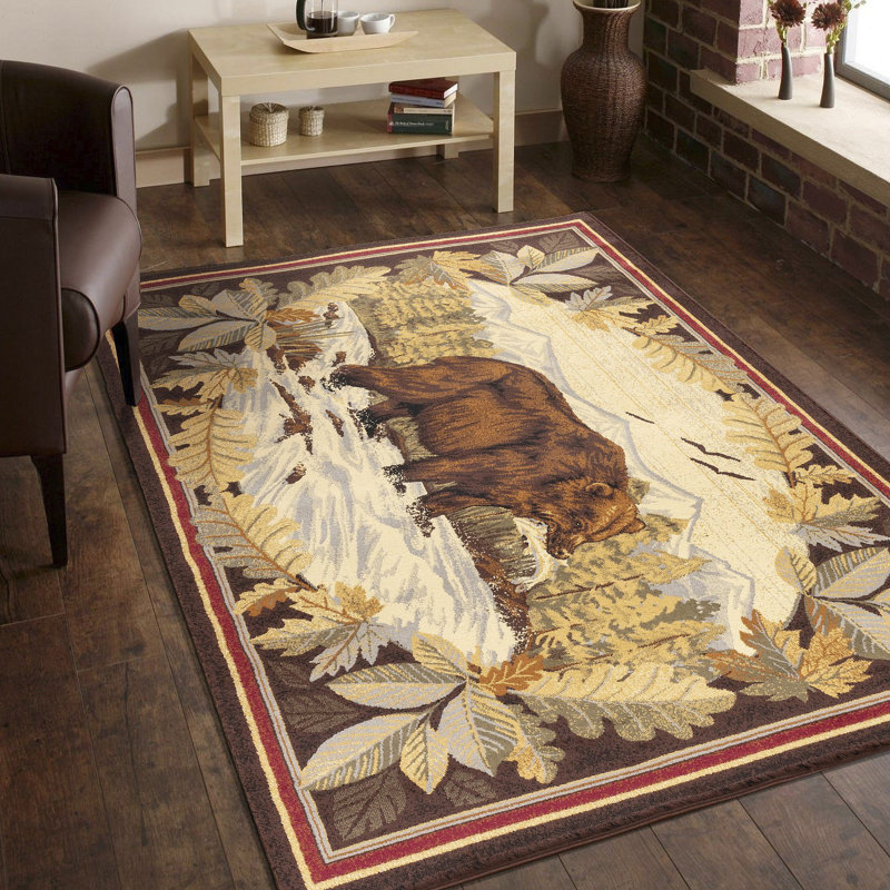 Tapis multicolore, Rectangulaire 7 pi 10 po x 10 pi 3 po