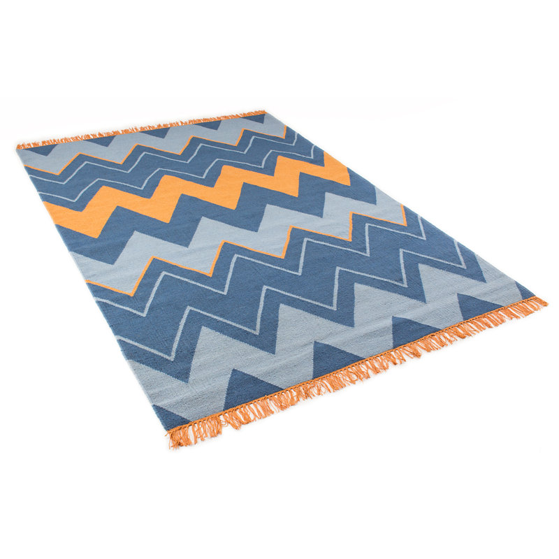 Tulane Chevron Hand Woven Area Rug, Rectangle 200 x 290cm