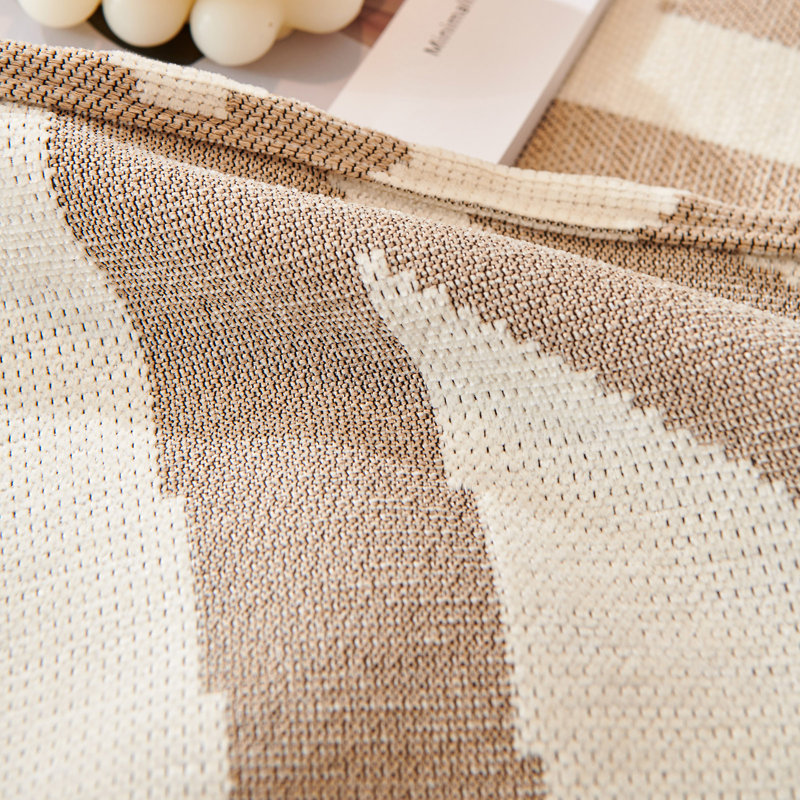 Housse pour canapé modulaire Boho Chenille, H 71 po x l 134 po x P 0,1 po, Kaki