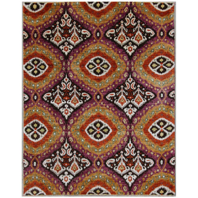 Geometric Hand Knotted Area Rug