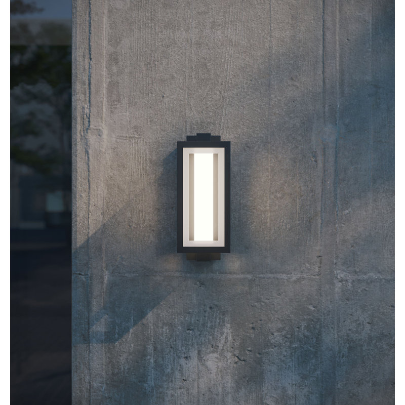 Nataniela Aluminum LED Wall Light, 18" H x 5.50" W x 7.50" D, 20