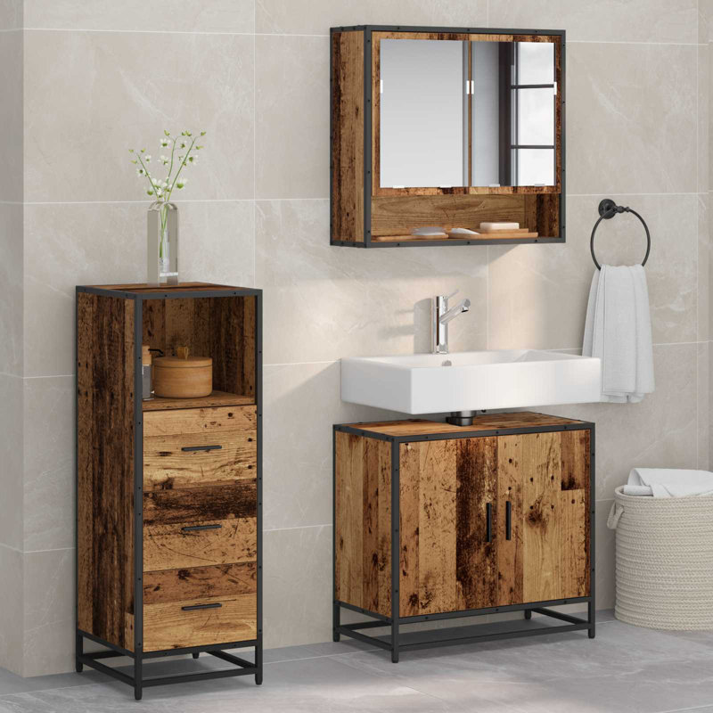 Vanity & Mirror Set