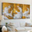 ABSTRACT Series CD XXVII - Toile tendue sur mesure - 3 pièces-1232511482