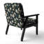 Chaise à accoudoirs rembourrée Minimalist Beauty
