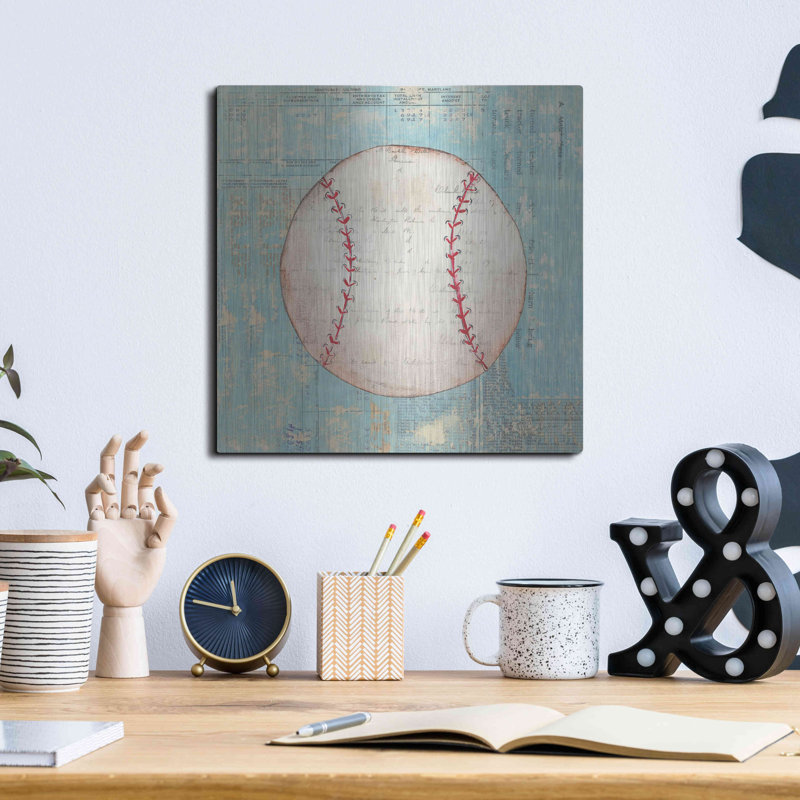 «Play Ball I» par Courtney Prahl, H 12 po x l 12 po