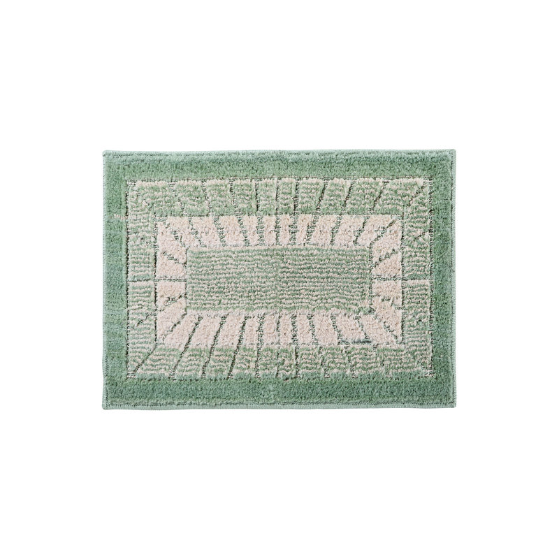Morentz Solid Color Kitchen Mat, 18" x 30" Rectangle, Green