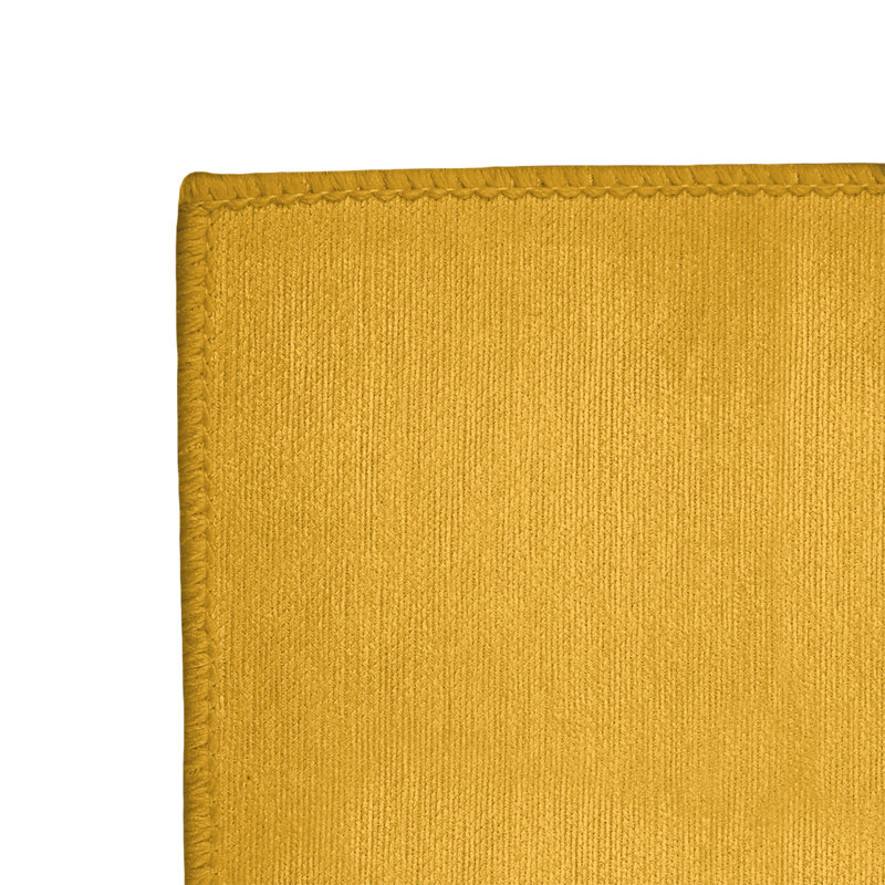 Tapis doré/noir à tissé plat Pittsburgh, Rectangle 2 pi x 3 pi