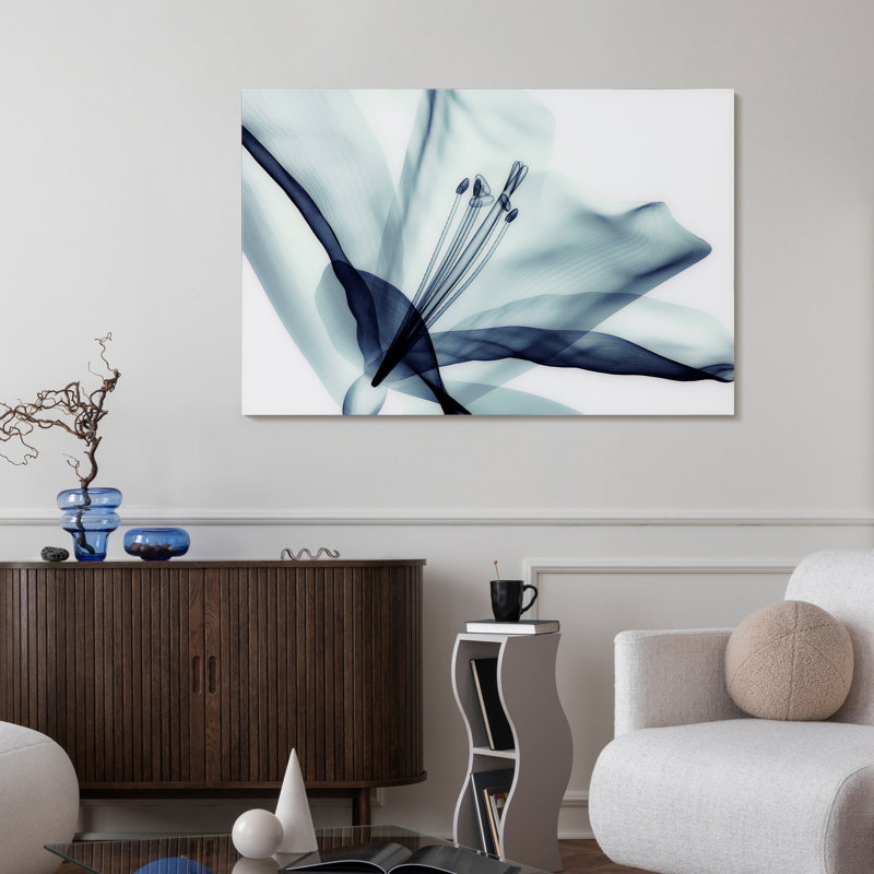 Amaryllis - Reproduction d'art graphique sur verre