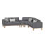 Console modulaire avec USB et porte-gobelets