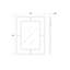 Bedford Flat Metal Beveled Mirror-77385901