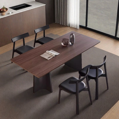Minimalist retro dining table and chair set