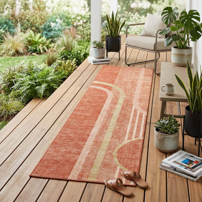 Tapis de couloir d'extérieur 8 pi