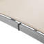 Chaise longue simple inclinable en métal sans accoudoirs de 77,5 po Cand-1291493529-1291493530