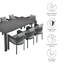Ensemble repas d'extérieur en aluminium 9 pièces Tahoe-105697920