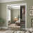 72" x 80" Full Size Mirror Sliding Closet Doors with Aluminum Frame & Installation Hardware Kit-118319412