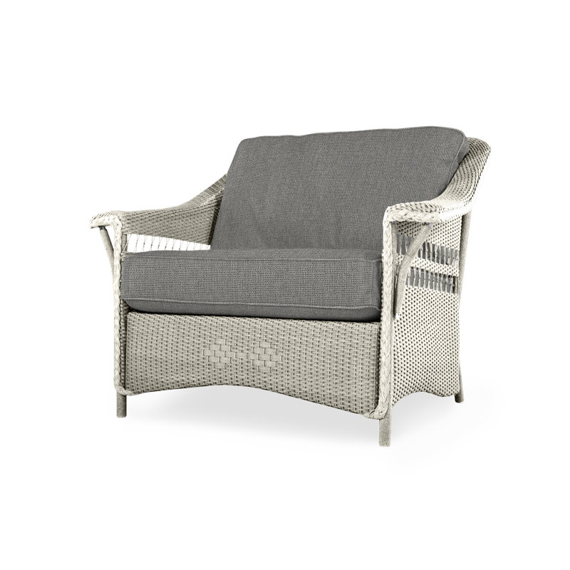 Nantucket Outdoor Lounge Chair, Sandberg Flax, Linen