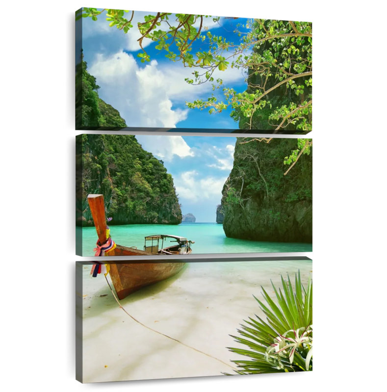 Bateau Gillard, Thaïlande, H 38 po x l 24 po