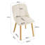 Velvet Dining Chairs With Wooden Legs Set Of 4-206183661-211348561