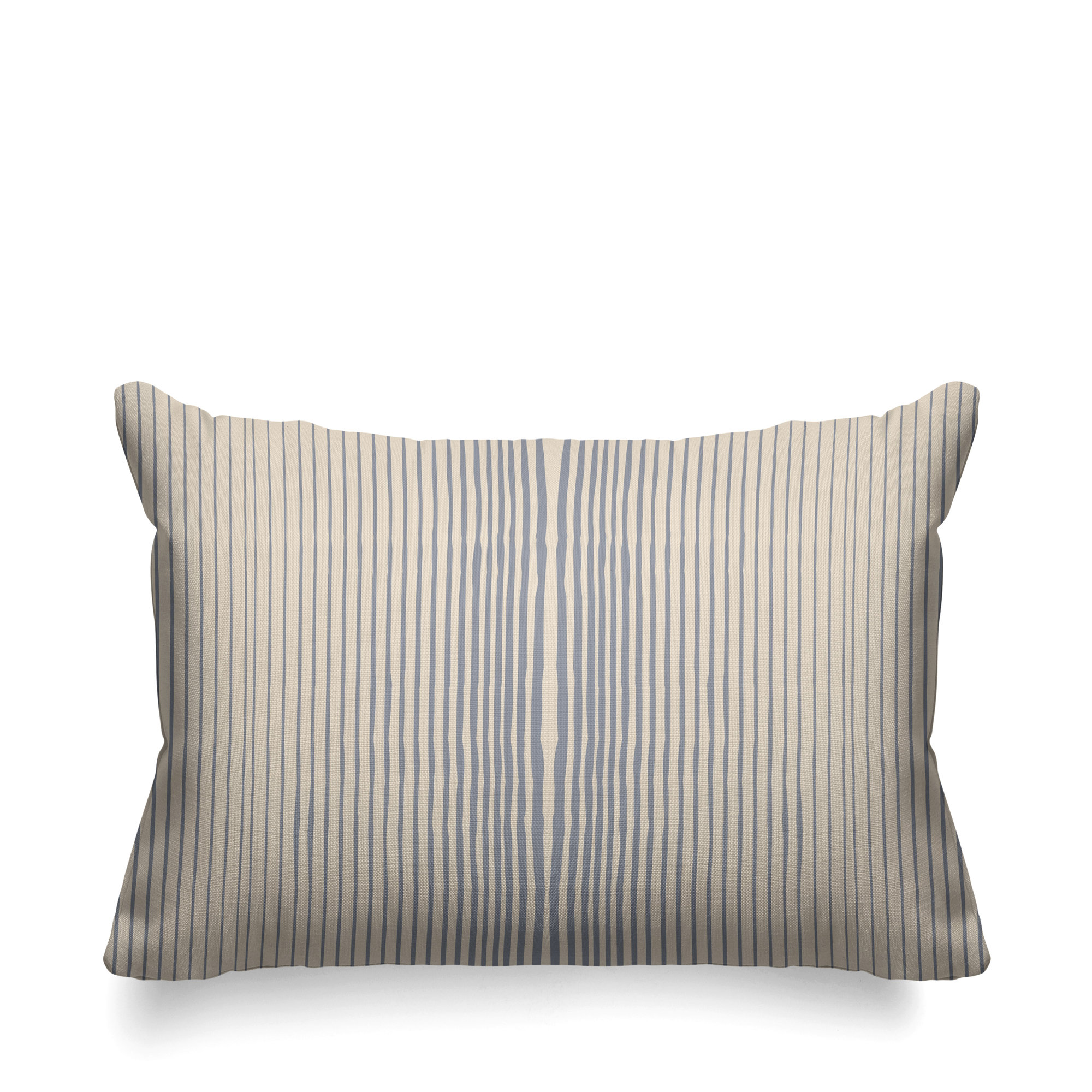 Ash Indoor/Outdoor Lumbar Throw Pillow, Beige