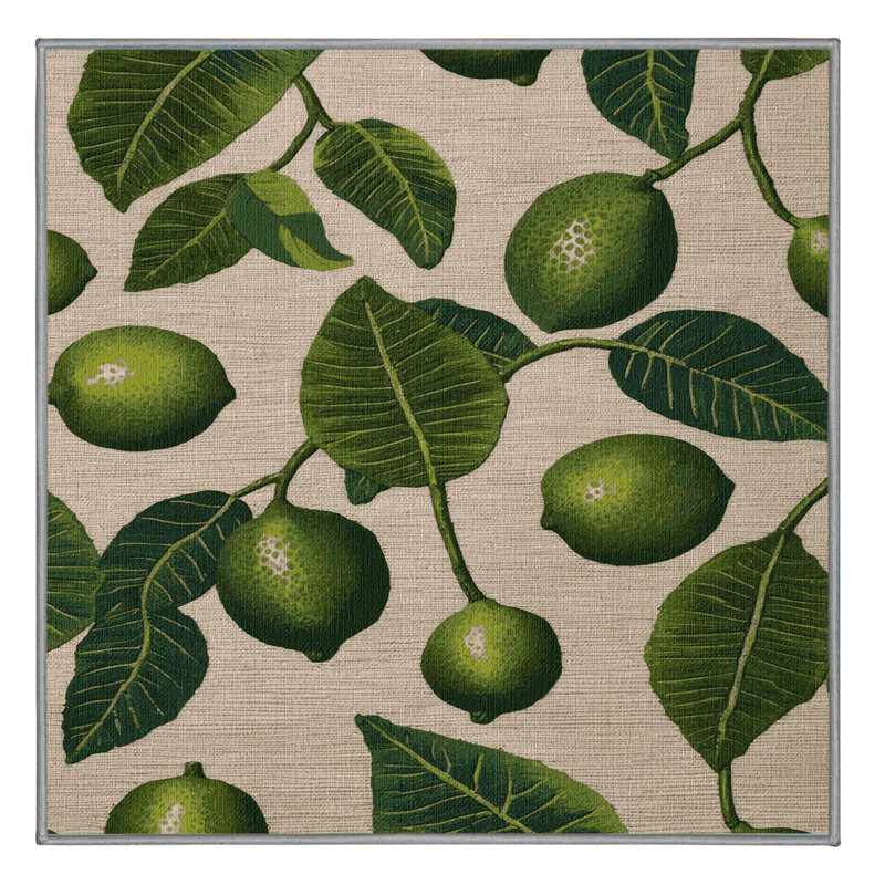  Tapis lavable Kafir Lime, Carré 4 pi