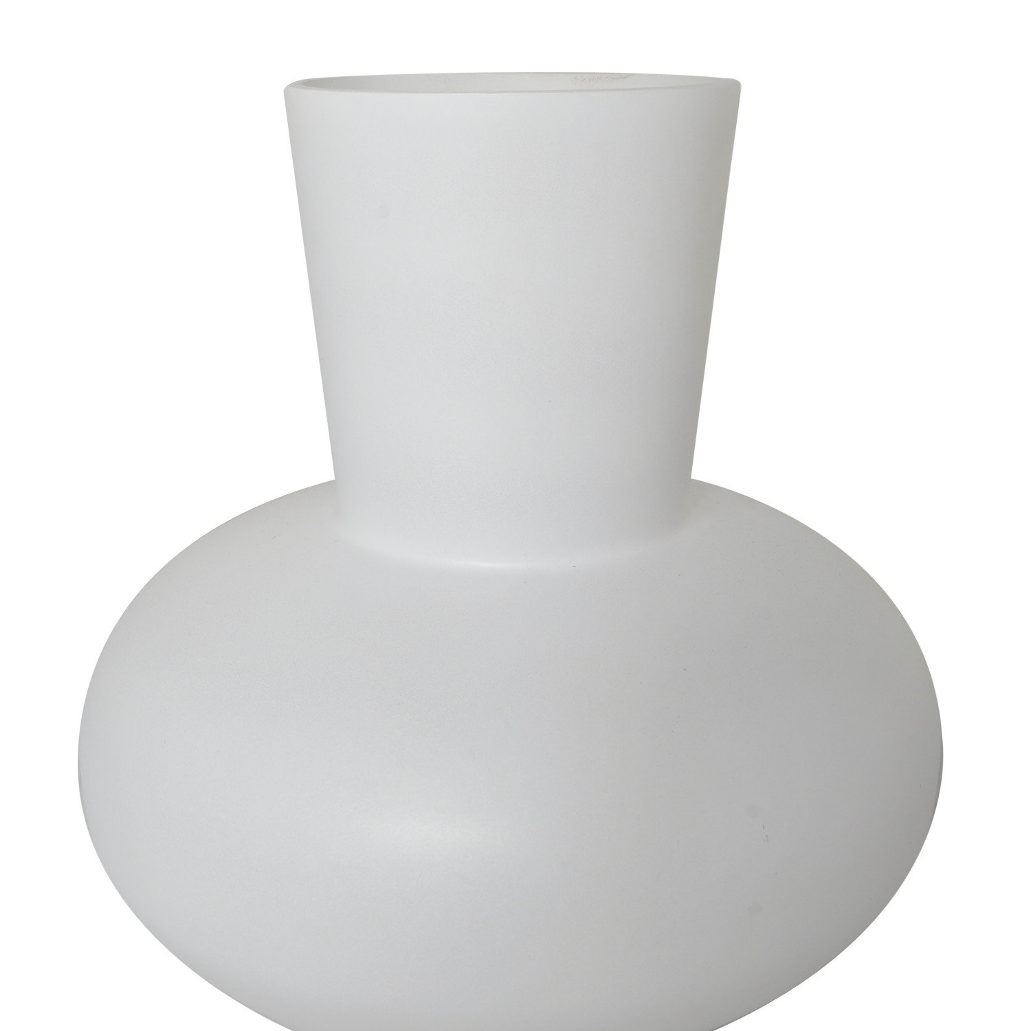 Mable Table Vase, White
