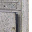 Boîte aux lettres murale vintage - Boîte aux lettres rustique en métal à l'aspect vieilli, idéale pour une véranda, un jardin ou un espace extérieur.