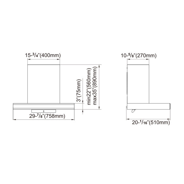 Dimensions du produit