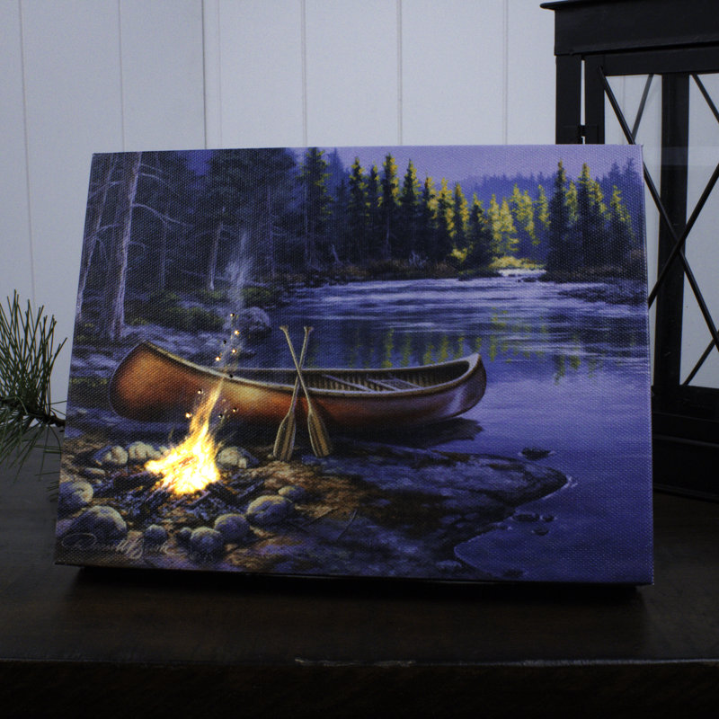 Toile de table lumineuse Peaceful Adventure 8 x 6