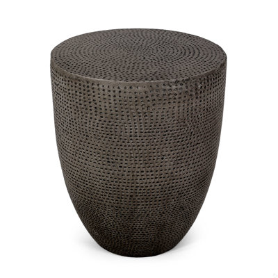 Table d'appoint d'extérieur en béton léger