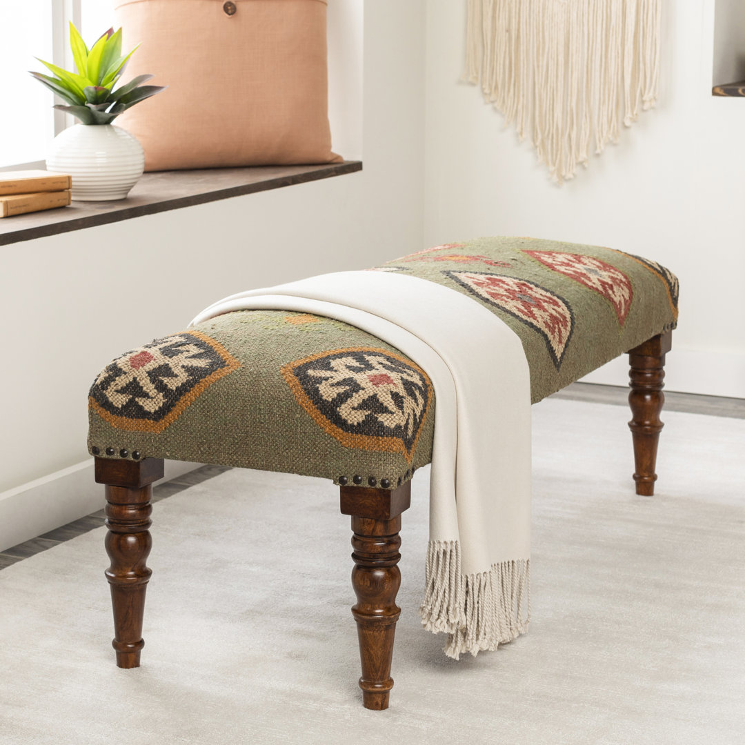 Tabit Rustic Geometric Bench Lark Manor™
