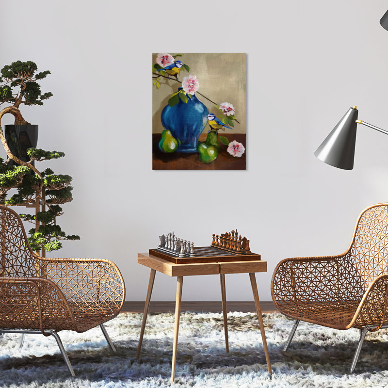 " Still Life Cute Birds " by Wynwood Studio, 20" H x 16" W x 0.8" D