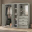 Allington 3 Door 4 Drawer Combi Fitment Wardrobe-1265461850