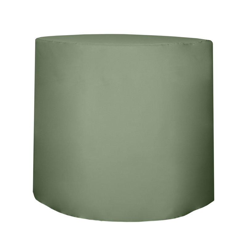 Javin Solid Color Round Tablecloth, Sage Green, 10