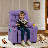 Goggans Kids Recliner with Anti-Tilt, Cup Holder-141173230