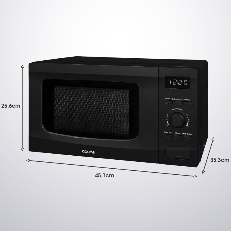 Abode AMD2002B 20L Digital Microwave - Black