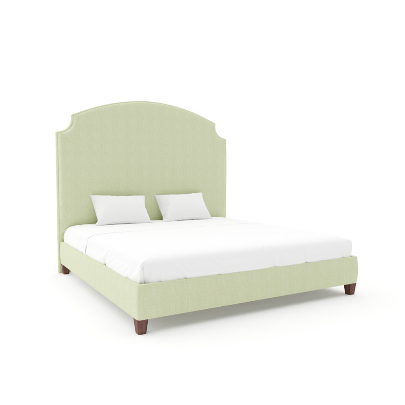 Lexington Bed With 9" Rails, Maestro Ultra Performance Meadow, Espresso, Queen