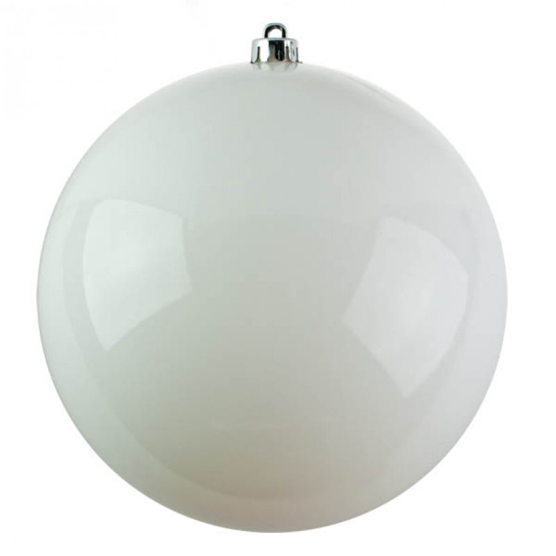 Bauble, White, 30cm Diameter