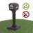 Plastic Post Mounted Mailbox with Magnetic Closure-49696939