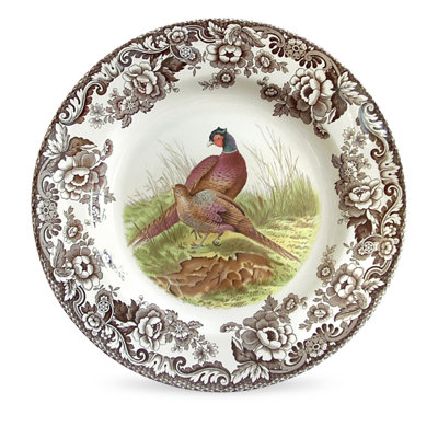 Assiette plate Spode Woodland 10,5 po Spode