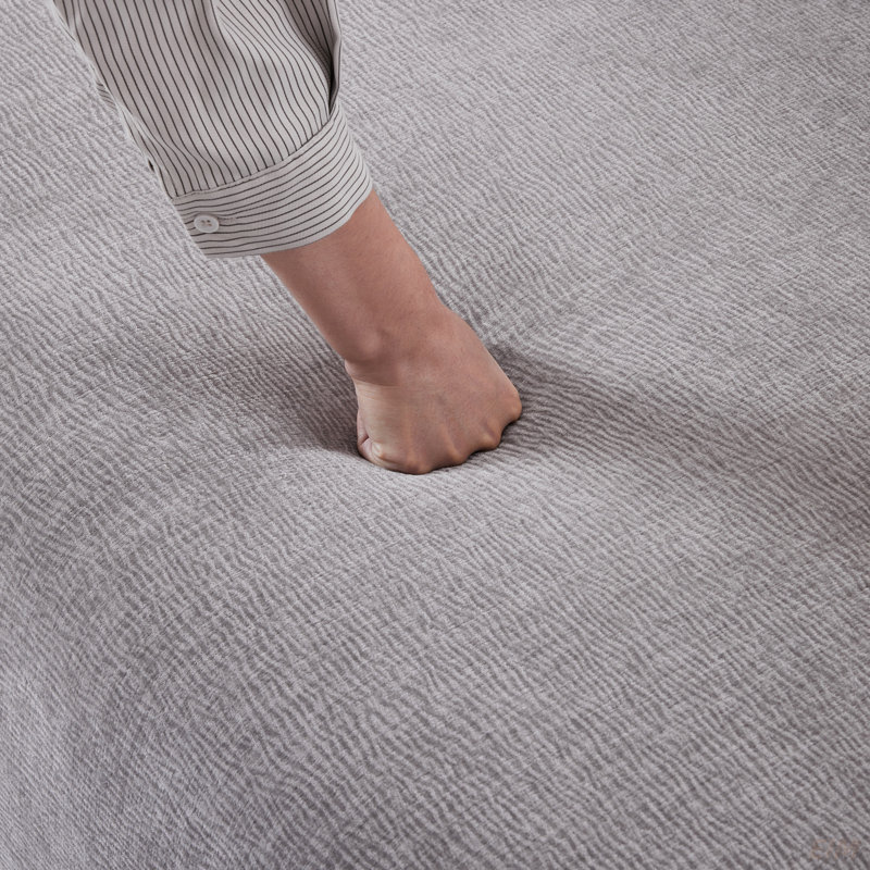 Canapé modulaire 2 pièces 2 pièces, Chenille grise incorrecte