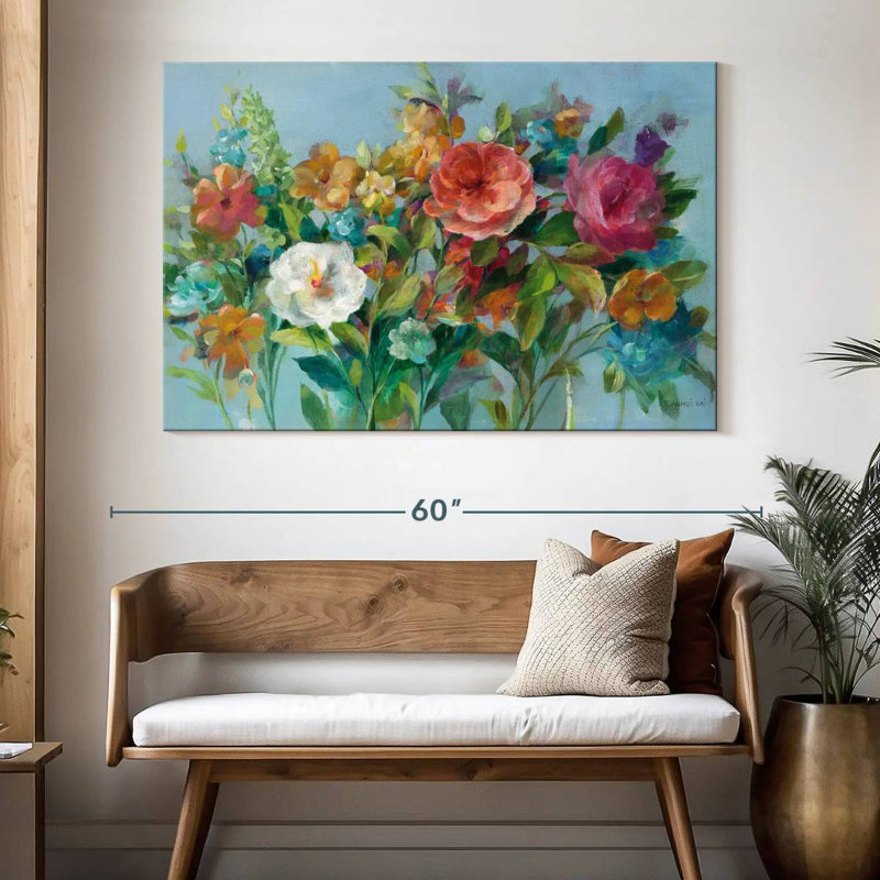 Harnek Country Florals, H 34 po x l 51 po