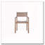 Ensemble de salle à manger 5 pièces rond en bois d'acacia avec design à lattes-1732422697
