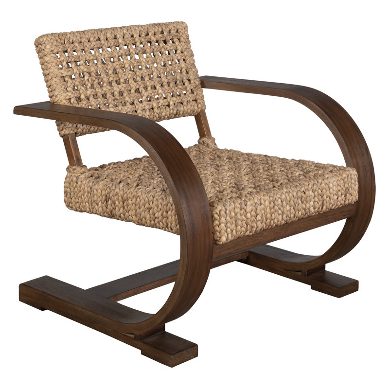 Beachcrest Home™ Goodridge Walnut Accent Chair