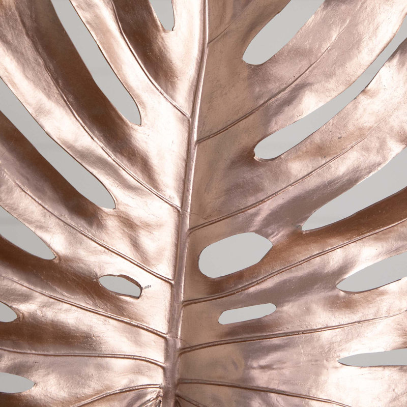 41in. Artificial Rose Gold Monstera Stems, Set of 3