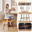 Swivel Upholstered Faux Leather Bar Stool-311878336